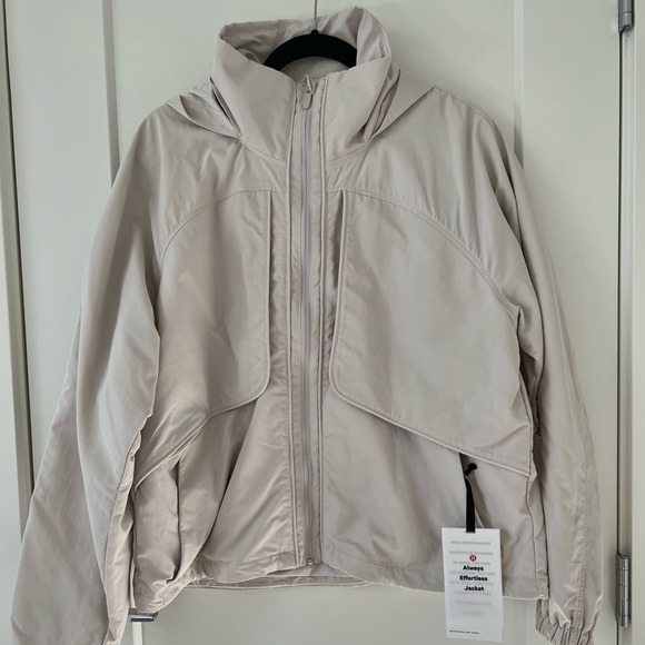 lululemon athletica, Jackets & Coats, Lululemon Always Effortless Jacket  Size 6 Desert Sun